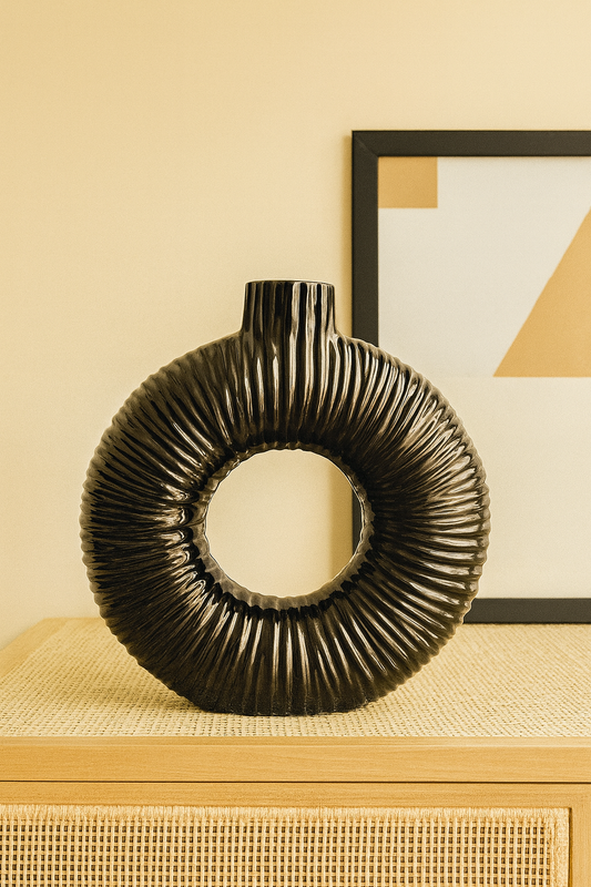 Vase en céramique Éclipse